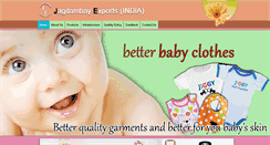 Desktop Screenshot of jagdambayexports.com